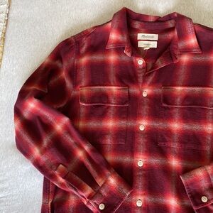 Madewell Red Flannel Medium